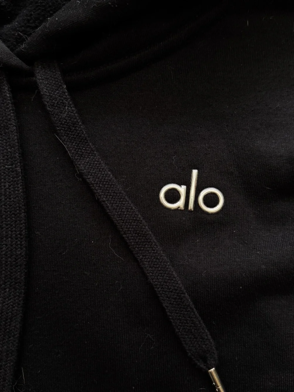 Alo Accolade Hoodie Sweatshirt - Black - Small